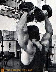 Methods of muscle mass: press Arnold