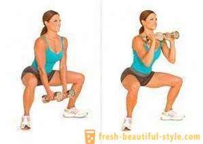 Squats for the buttocks: the program for a month