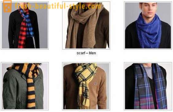 How to Tie a Scarf man: photo and diagram. How to tie a scarf beautiful man?