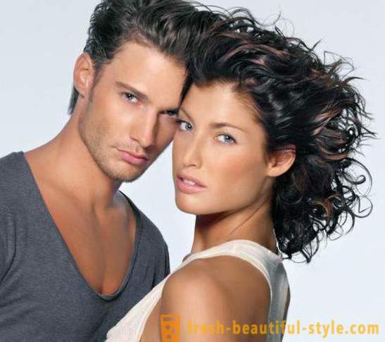Fancy Hairstyle. Men's and women's hairstyles