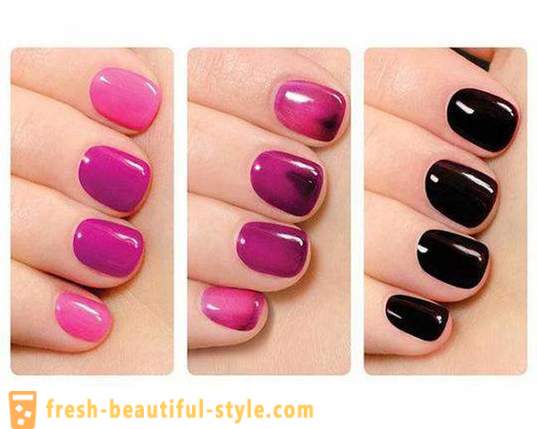 Gel polish: nail design step by step (photo)