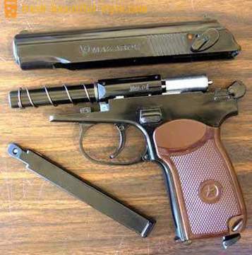 Makarov pistol pneumatic: Specifications