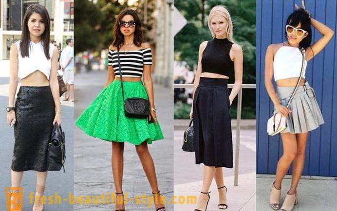 Styles and types of skirts