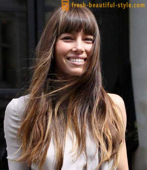 Trendy hairstyles for long hair with bangs