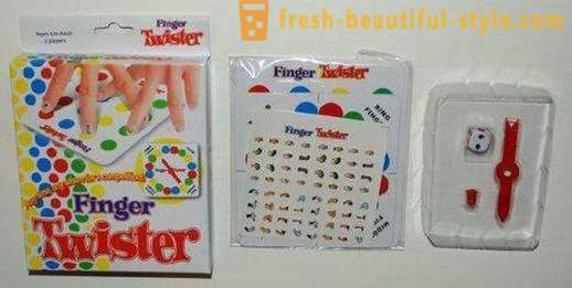 Entertainment for children and adults - Finger Twister. Rules of the game
