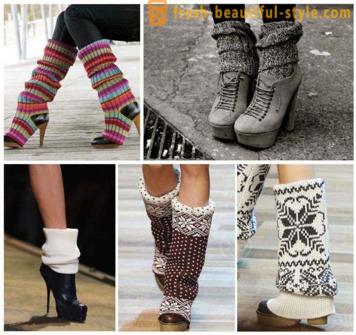 From what to wear leggings winter? Knitted socks what to wear?