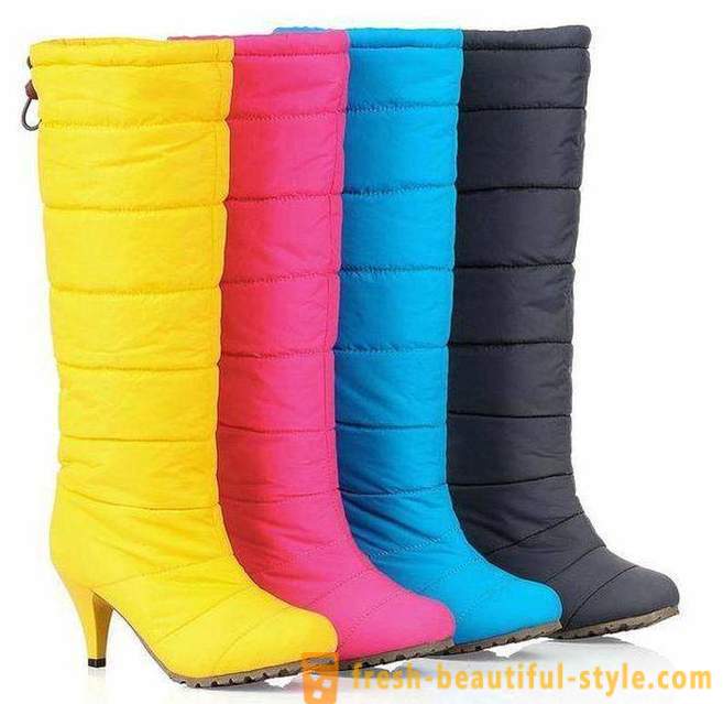 Sham women's boots - fashion or the warmest shoes?
