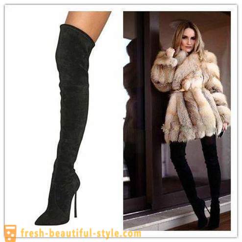 From what to wear boots in winter? From what to wear suede boots?