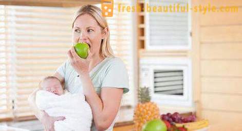 Diet for lactating mothers to lose weight by day: the menu for the week