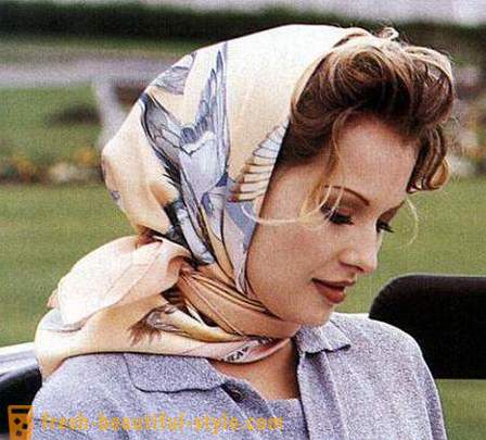 How to tie a scarf on the head - it is easy!