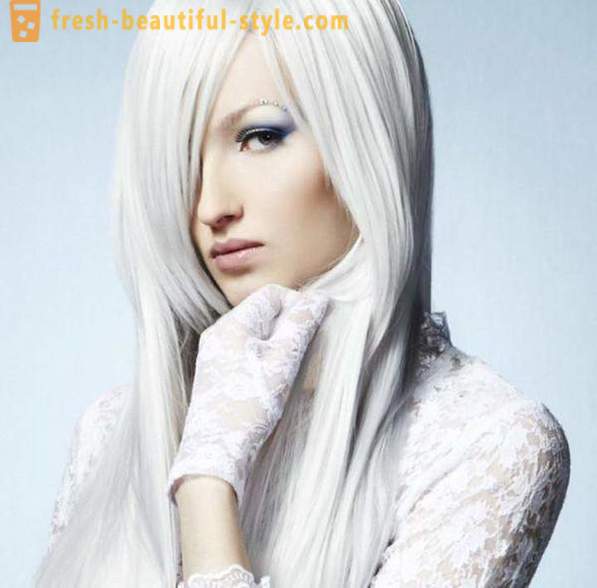 White hair. staining and Care Tips