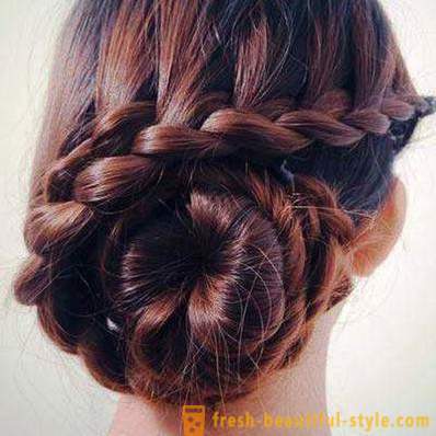Quick hairstyle for every day. Create quick and easy hairstyles (pictured)