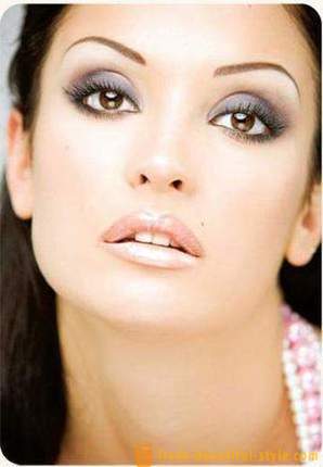 Beautiful evening makeup for brown eyes: a step by step description