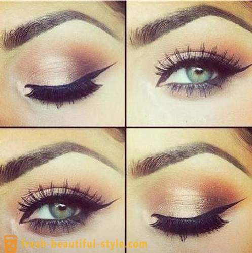 Almond-shaped eyes, what makeup to give preference