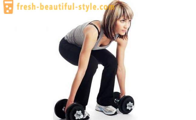Exercises with dumbbells for women. Exercises for the chest for women