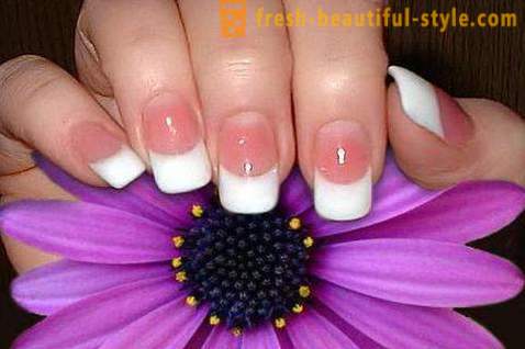 How to do a French manicure at home? French manicure color: photo