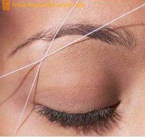 How to pluck eyebrows thread correctly