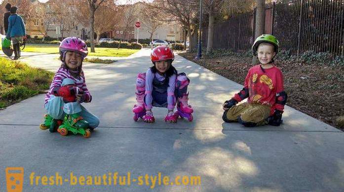 How to learn to roller skate right. How to teach your child to ride on rollers