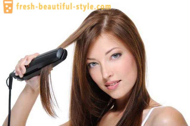 How to wind the hair on the iron is properly