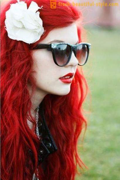 Red hair - bright and bold image