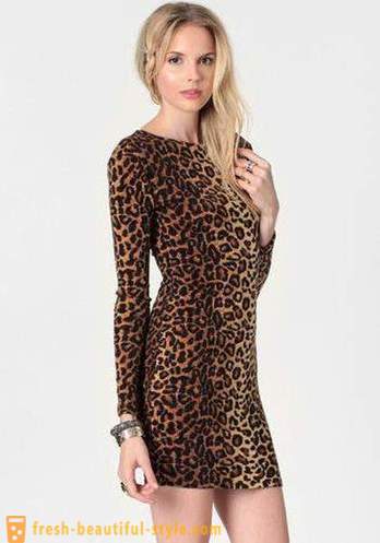 Leopard dress beautiful predator