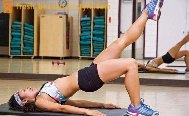 Effective exercises for the buttocks and thighs in the gym