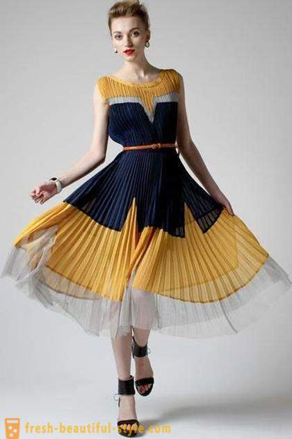 Pleated Dress and time