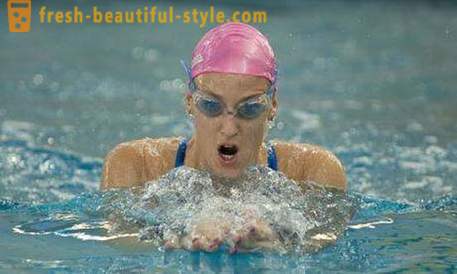 Swimming breaststroke for fun and in the name of sport