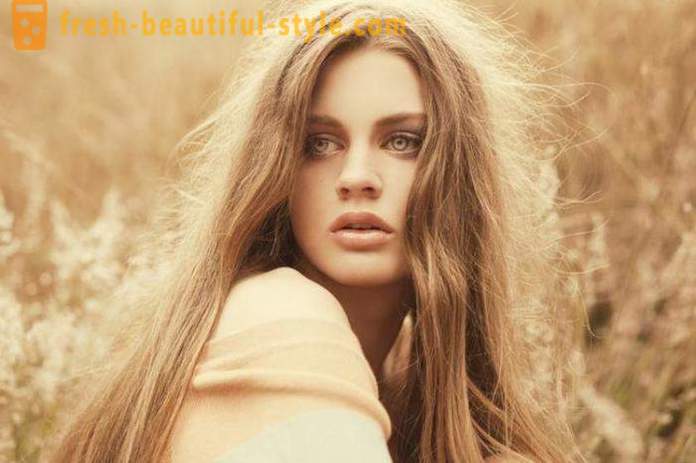 Dark blond hair color is suitable for any skin