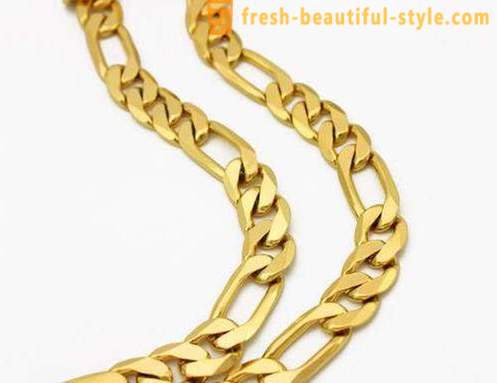 Men's gold chain - exquisite decoration