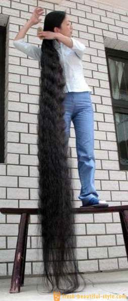 The longest hair in the world