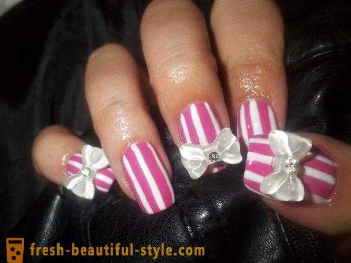 How to make acrylic paints pictures on nails?