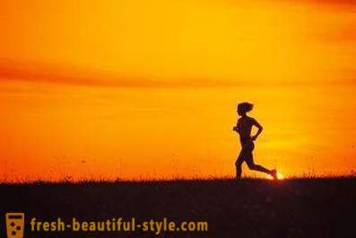 What time of day is best to run: the evening against the morning